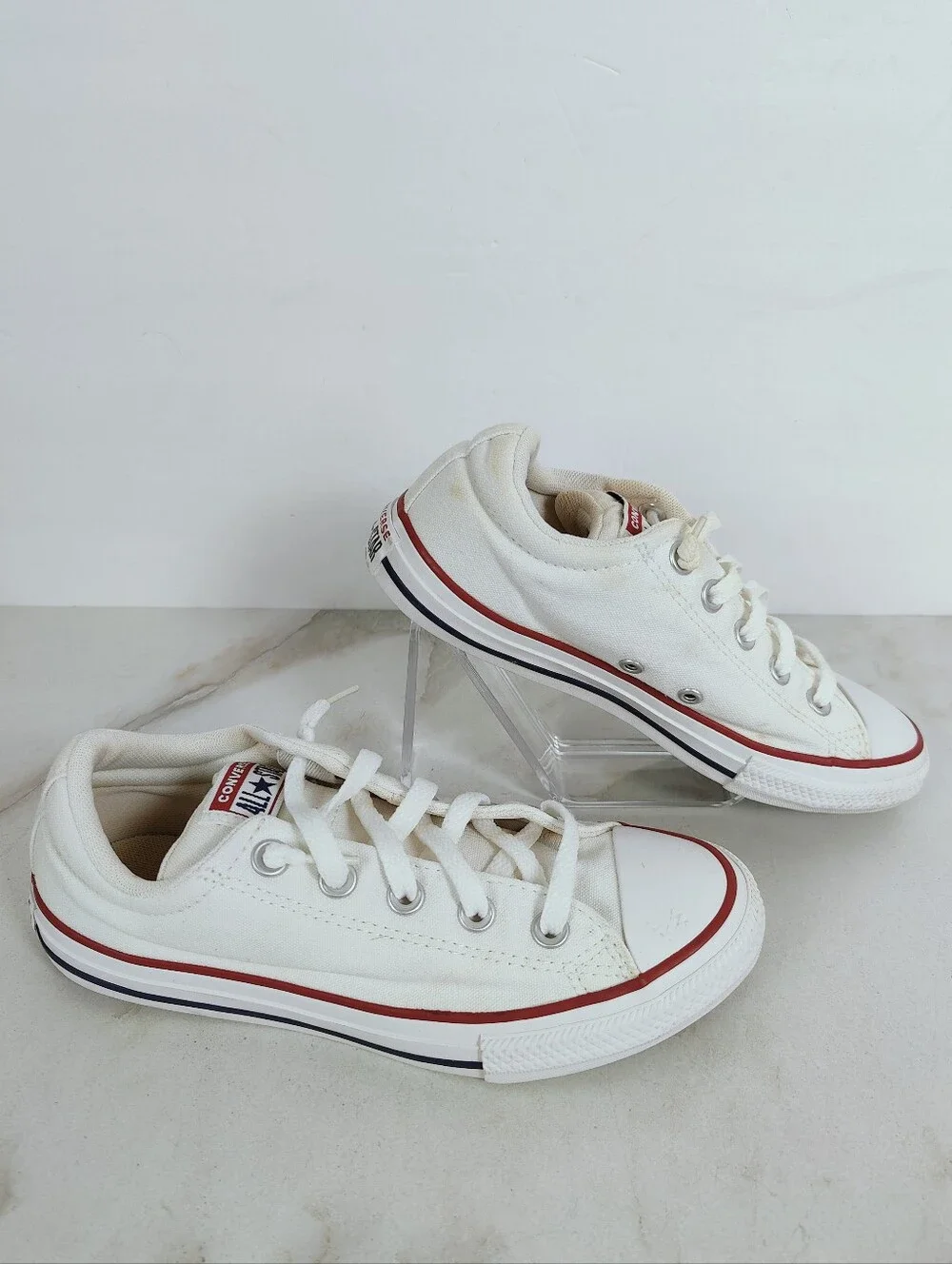 Converse Kids' Chuck Taylor All Star Street Sneakers, White, Sz 3